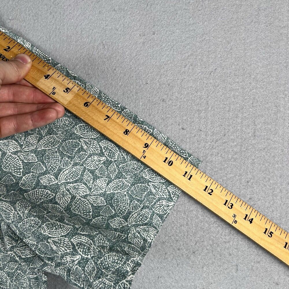 LL Bean Shirt Men’s‎ XL Green Shell Print Traditional Fit Shirt Sleeve Button Up - Picture 11 of 16